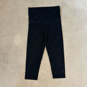 PINK VS Fold Over Cropped Leggings Size S